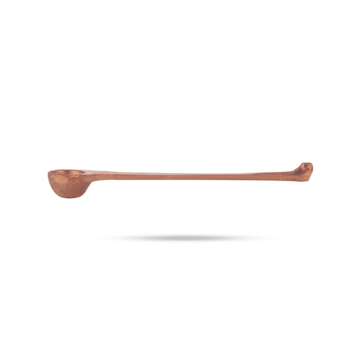 Achmani Spoon - 6 Inches | Copper Nagam Handle Uddharani / Pali Spoon for Home & Pooja - Panchapatra & Uddarani