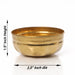 Brass Bowl - 1.5 x 3.5 Inches | Pooja Cup/ Pooja Bowl/ Brass Cup for Home - Bowls