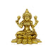 Lakshmi Idol - 5.5 x 4.5 Inches | Antique Brass Idol/ Laxmi Murti/ Lakshmi Murti for Pooja/ 1.410 Kgs Approx - Brass Murties