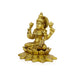 Lakshmi Idol - 5.5 x 4.5 Inches | Antique Brass Idol/ Laxmi Murti/ Lakshmi Murti for Pooja/ 1.410 Kgs Approx - Brass Murties