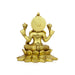 Lakshmi Idol - 5.5 x 4.5 Inches | Antique Brass Idol/ Laxmi Murti/ Lakshmi Murti for Pooja/ 1.410 Kgs Approx - Brass Murties