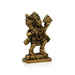 Anjaneya Statue Carrying Sanjeevani- 3 X 1.5 Inches | Antique Brass Idol/ Standing Hanuman Statue For Strength - Brass Murties