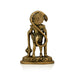 Anjaneya Statue Standing On Base - 4.5 X 1.75 Inches | Antique Brass Idol/ Hanuman Statue Mandi For Pooja - Brass Murties