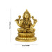 Lakshmi Idol - 7 x 5 Inches | Antique Brass Idol/ Laxmi Murti/ Lakshmi Murti for Pooja/ 1.680 Kgs Approx - Brass Murties