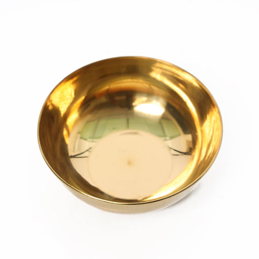 Brass Cup - 1.5 x 4 Inches | Pooja Cup/ Brass Bowl/ Brass Vessel for Home - Bowls