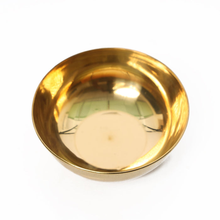 Brass Cup - 1.5 x 4 Inches | Pooja Cup/ Brass Bowl/ Brass Vessel for Home - Bowls