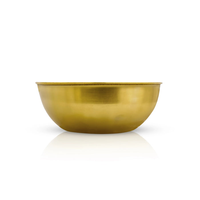 Brass Bowl - 1.5 x 4.25 Inches | Brass Cup/ Pooja Bowl/ Small Bowl for Home - Bowls