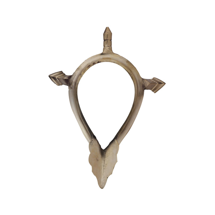 Brass Shankh Stand - 9 x 5 Inches | Shankh Rakhne Ka Stand/ Shankh Holder for Pooja/ 240 Gms Approx - Pooja Shankh