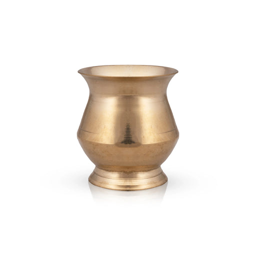 Brass Lota - 2 x 1.75 Inches | Brass Chombu/ Kalash Pot/ Kalasam for Pooja/ 40 Gms Approx - Kalash & Pooja Lota