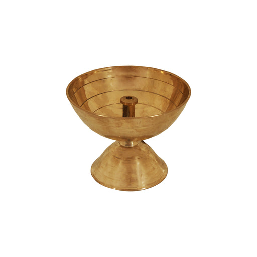 Brass Diya - Cup - 2.75 x 3.25 Inches | Nanda Deep/ Agal Vilakku/ Brass Lamp/ Brass Deepam for Pooja - Nanda Deep & Pyali Deep