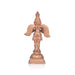 Garudan standing On Base Murti - 10 x 5.5 Inches | Panchaloham Statue / Garuda bhagavan Sculpture For Pooja - Panchaloha Murties