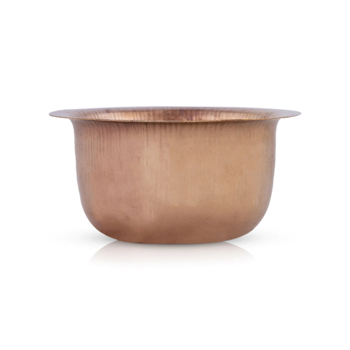 Copper Cup - 1.25 x 2.5 Inches | Puja Bowl/ Copper Bowl/ Chandan Bowl for Pooja/ 25 Gms Approx - Bowls