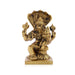 Lakshmi Narasimhar Idol - 3.5 x 2.5 Inches | Brass Antique Statue/ Lakshmi Narasimha Idol for Pooja - Brass Murties