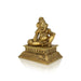 Ganesh Sitting Statue - 12 inches | Antique Brass Idol/ Vinayagar Sillai / spiritual Décor for Home, Office or Pooja Room - Brass Murties