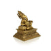 Ganesh Sitting Statue - 12 inches | Antique Brass Idol/ Vinayagar Sillai / spiritual Décor for Home, Office or Pooja Room - Brass Murties