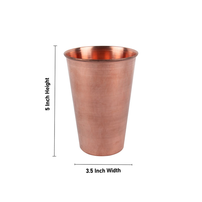 Tumbler - 5 x 3.5 Inches | Copper Cup/ Coffee Tumbler/ Copper Tumbler for Kitchen - Kitchen