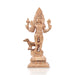 Shiva Statue - 6 x 3 Inches | Panchaloha Statue/ Kala Bhairava Statue/ Kaal Bhairav Murti for Pooja - Panchaloha Murties