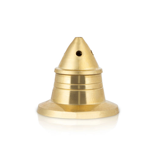 Brass Agarbathi Stand - 1.5 x 1.5 Inches | Agarbatti Stand/ Rocket Design Incense Holder for Pooja/ 20 Gms - Agarbathi Stand