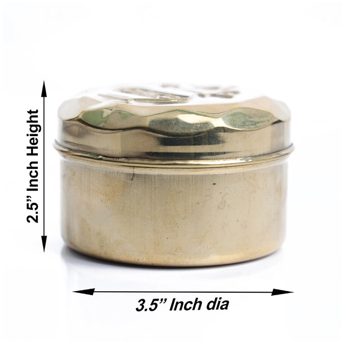 Giri Brass Masala Box Masala Dani Masala Storage Box