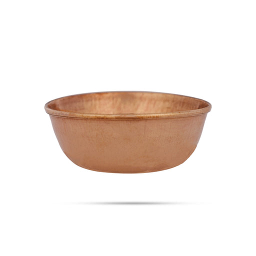 Copper Bowl - 0.5 x 1.5 Inches | Copper Cup/ Pooja Bowl for Home - Bowls