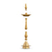 Kerala Vilakku - 23 x 7.5 Inches | 5 Face Brass Lamp/ Kerala Kuthu Vilakku/ Kerala Deepam for Pooja - Kerala Vilakku