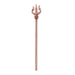 Trishul - 18 x 2.75 Inches | Copper God Shiva Trishul/ Soolam/ Durga Trishul for Pooja - Deity Accessories