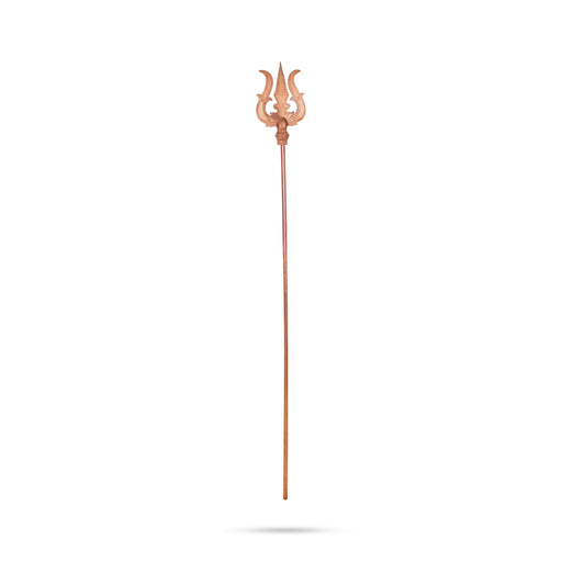 Soolam - 71 x 7.5 Inches | copper trishul / amman Soolam / God Trishul For Pooja - Deity Accessories