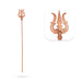 Soolam - 71 x 7.5 Inches | copper trishul / amman Soolam / God Trishul For Pooja - Deity Accessories