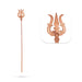 Soolam - 71 x 7.5 Inches | copper trishul / amman Soolam / God Trishul For Pooja - Deity Accessories