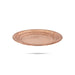 Copper Plate - 0.5 x 7.5 Inches | Beading Design Thali Plate/ Pooja Plate/ Pooja Thali for Home/ 50 Gms Approx - Pooja Plate & Tray