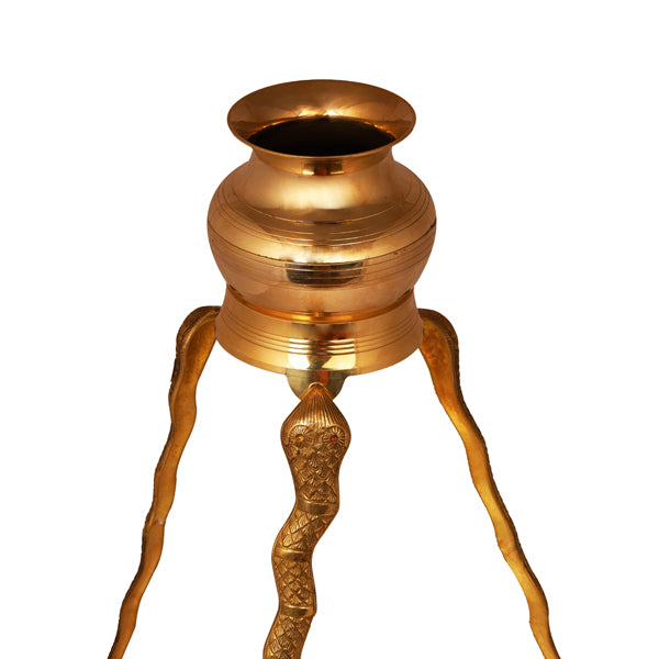 Shiv Jaladhari - 6 x 5.5 Inches | Abhishek Patra Jaladhari/ Brass Jaladhari for Pooja - Abhishek Plate