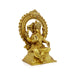 Lakshmi Idol With Arch - 8 x 5.5 Inches | Antique Brass Idol/ Laxmi Murti/ Lakshmi Murti for Pooja/ 2.500 Kgs - Brass Murties