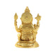 Ganesh Murti - Oval - 6 Inches | Antique Statue / Vinayagar Statue/ Ganesha Idol for Pooja - Brass Murties