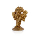 Panchmukhi Hanuman Murti - 3 X 2.5 Inches | Antique Brass Idol/ Standing 5 Face Anjaneya Statue For Worship - Brass Murties