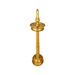 Brass Kerala Lamp - 67 x 15 Inches | Brass Kuthuvilakku / Nilavilakku for Pooja - Kerala Vilakku
