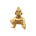 Crawling Krishna Idol - 1.5 x 1.5 Inches | Brass Krishna Murti/ Gold Polish Krishna Statue for Pooja - Brass Murties