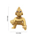 Crawling Krishna Idol - 1.5 x 1.5 Inches | Brass Krishna Murti/ Gold Polish Krishna Statue for Pooja - Brass Murties