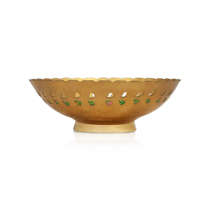 Brass Bowl - 1.25 x 3 Inches | Puja Bowl/ Brass Katora/ Brass Cup for Pooja