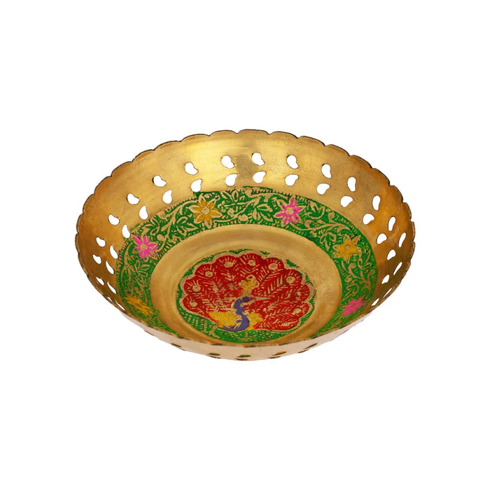 Brass Bowl - 1.25 x 3 Inches | Puja Bowl/ Brass Katora/ Brass Cup for Pooja