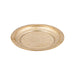 Brass Plate - 7 Inches | Beading Design Thali Plate/ Pooja Plate for Home/ 40 Gms Approx - Pooja Plate & Tray