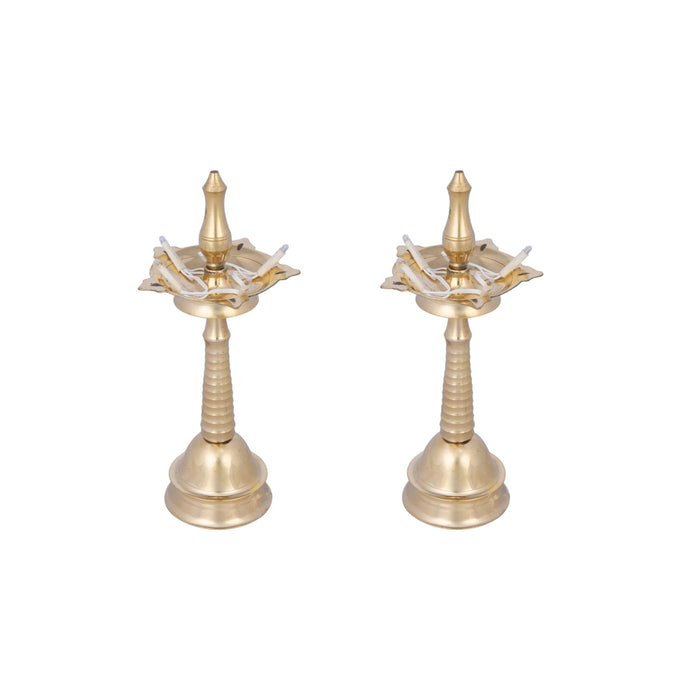 Electric Vilakku - 8 Inches | Kerala Deep / Electric Diya / Electric Lamp for Home & Pooja Decor