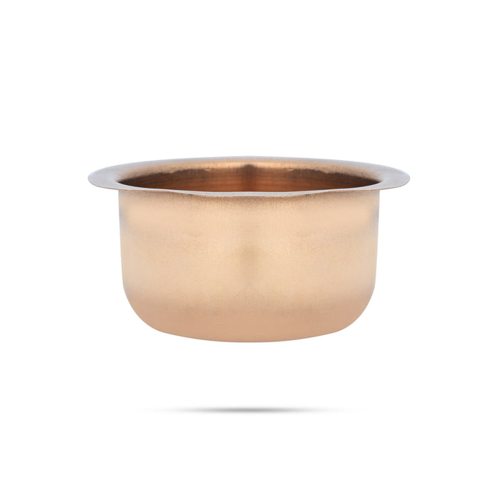 Copper Bowl - 2 x 3.75 Inches | Copper Cup/ Puja Bowl/ Small Bowl for Home - Bowls