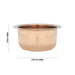 Copper Bowl - 2 x 3.75 Inches | Copper Cup/ Puja Bowl/ Small Bowl for Home - Bowls