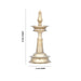Brass Kerala Lamp - 5 x 4 Inches | Brass Kuthuvilakku/ Nilavilakku for Pooja/ 200 Gms Approx - Kerala Vilakku