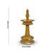 Kerala Vilakku - 8.5 x 3.5 Inches | Brass Lamp/ Kerala Kuthu Vilakku for Pooja/ 440 Gms Approx - Kerala Vilakku