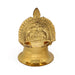 Kamakshi Deepam - 4 X 2.5 Inches | Brass Lamp/ Gold Polish Kamatchi Vilakku For Aarti And Pooja - Deity Lamps