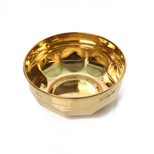 Brass Cup - 1.5 x 3.5 Inches | Brass Bowl/ Pooja Cup/ Pooja Bowl for Home/ 30 Gms Approx - Bowls