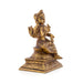 Bala Tripura Sundari Idol - 4.75 x 3 Inches | Antique Brass Idol/ Balambigai Statue for Pooja/ 620 Gms Approx - Brass Murties