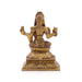 Bala Tripura Sundari Idol - 4.75 x 3 Inches | Antique Brass Idol/ Balambigai Statue for Pooja/ 620 Gms Approx - Brass Murties