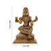 Bala Tripura Sundari Idol - 4.75 x 3 Inches | Antique Brass Idol/ Balambigai Statue for Pooja/ 620 Gms Approx - Brass Murties